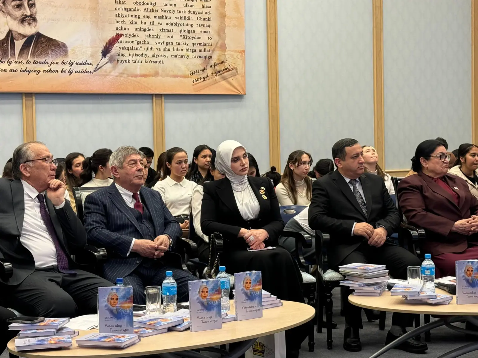 Xuraman Muradovanın "Vətən eşqi - Turan sevgisi" kitabının Özbəkistanda möhtəşəm təqdimat mərasimi
