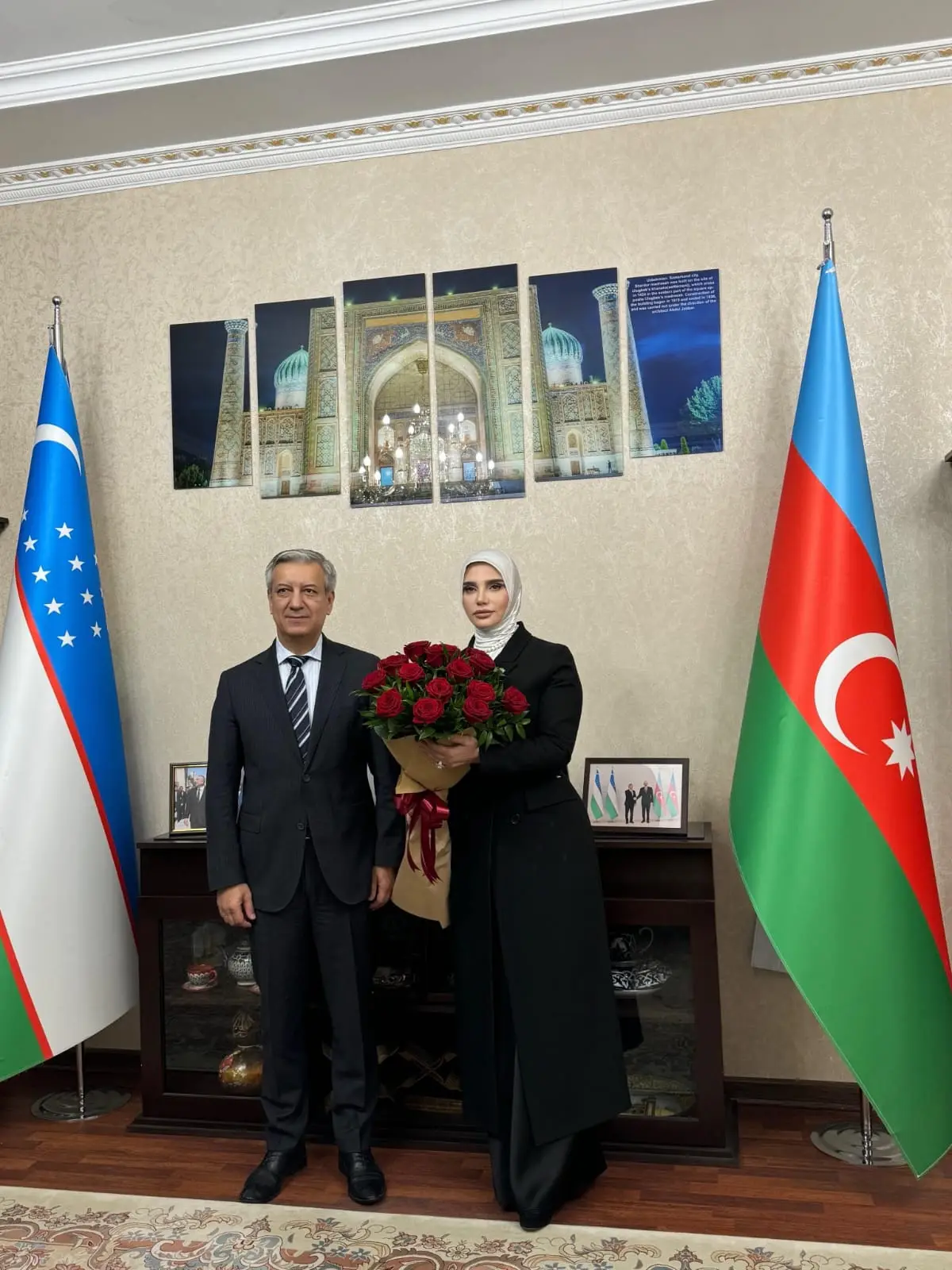 Xuraman Muradova Özbəkistanın Müstəqillik bayramını təbrik etdi