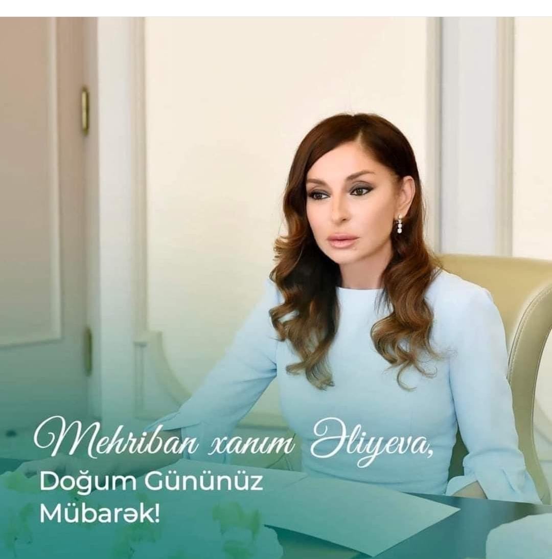 Xuraman Muradova: Tarix yazan Sərkərdənin arxasında dayanan qeyrətli Türk Xatunu Mehriban xanım Əliyevanın doğum gününü təbrik edirik!
